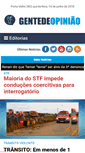 Mobile Screenshot of gentedeopiniao.com.br